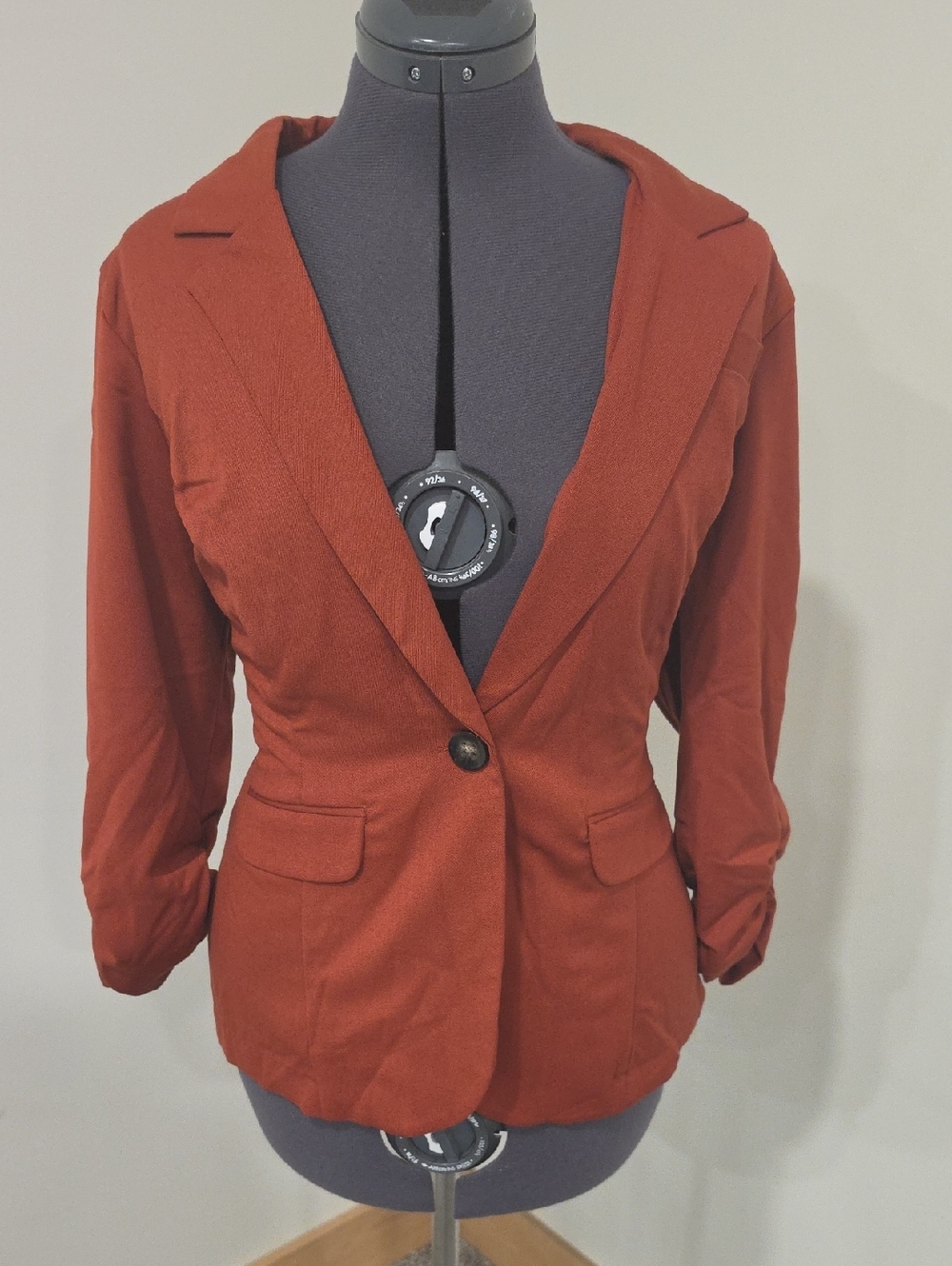 Maurices Rust One-Button Tailored Blazer